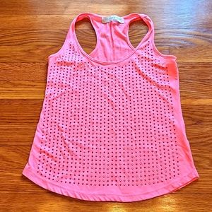 Neon Pink Studded Racerback